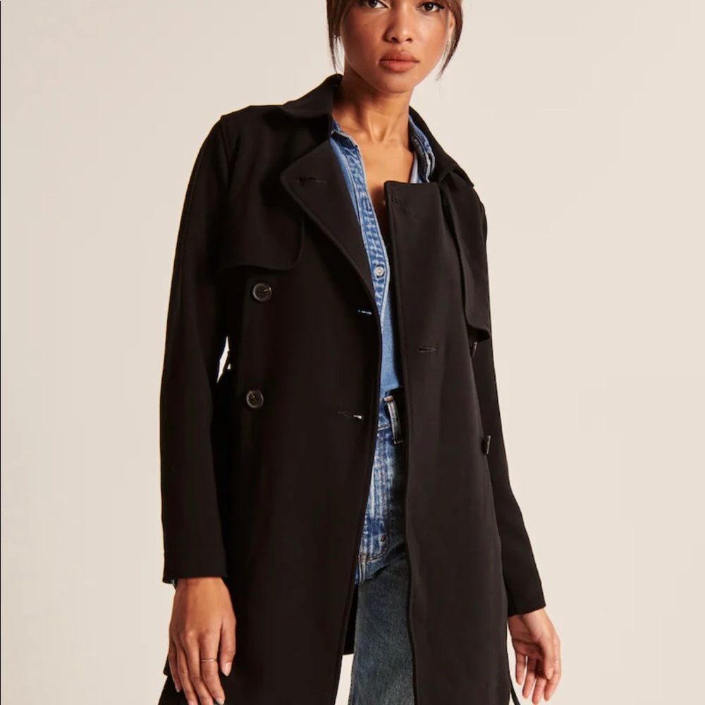 COPY - COPY - Abercrombie Drapey Trench Coat